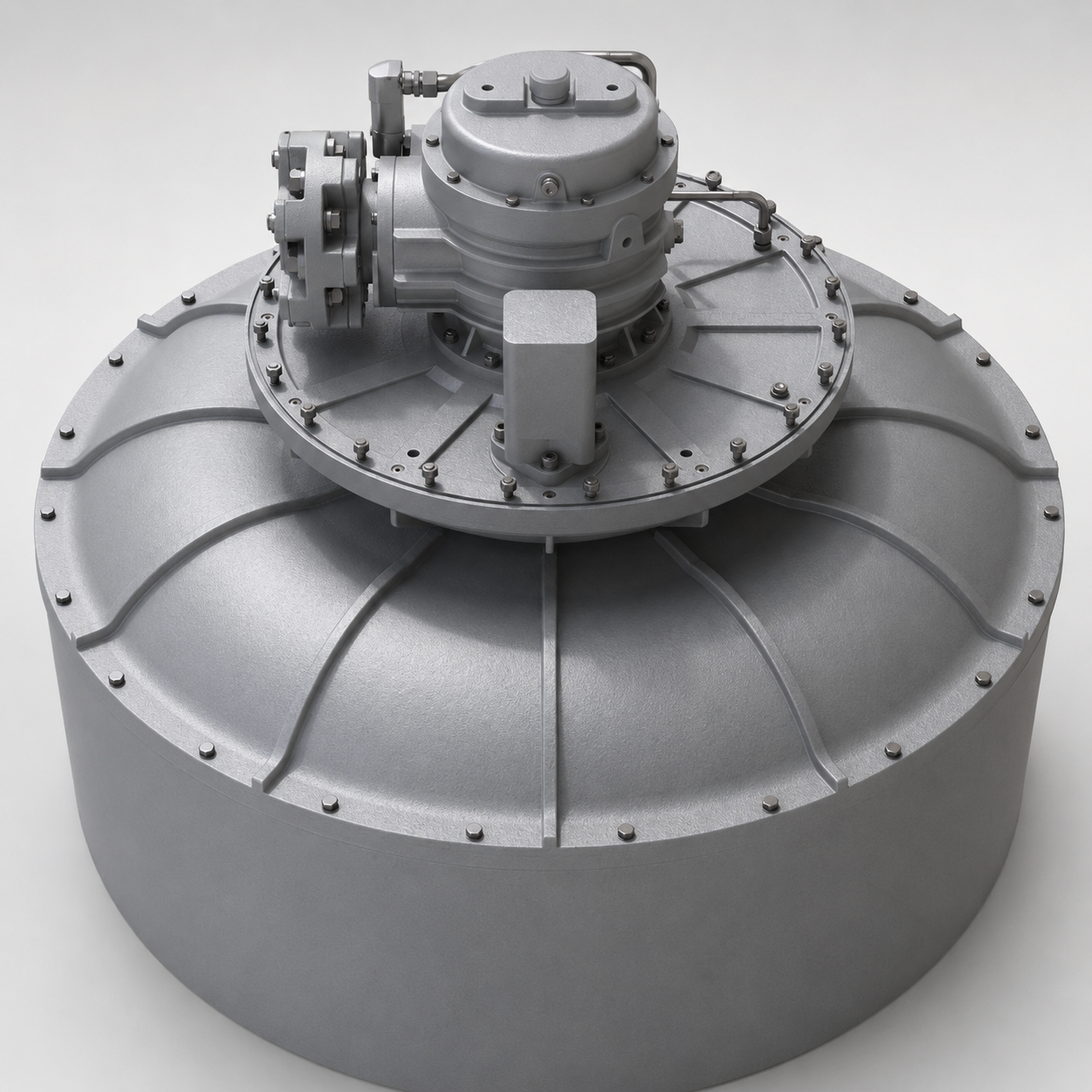 Compact enclosed YKSN Marine Pump Jet System shown in a clean product setting